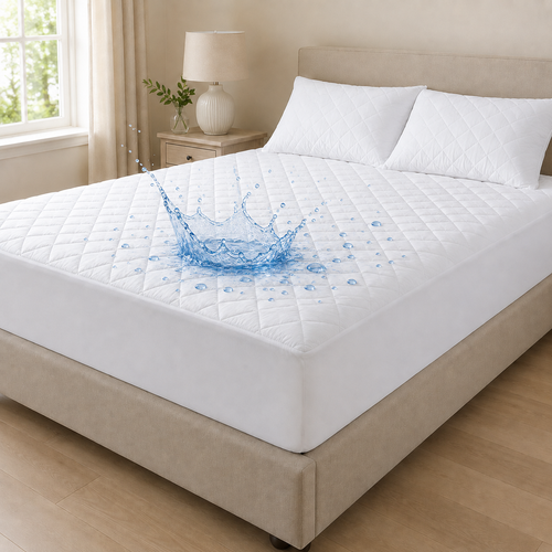 30cm Deep Waterproof Quilted Mattress Protector