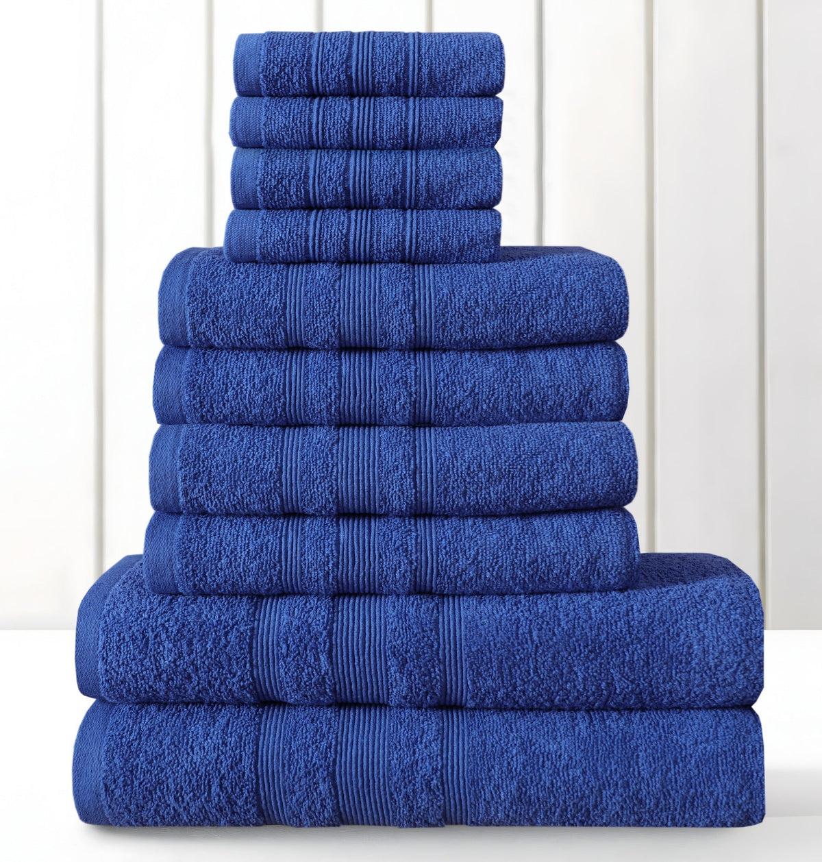 Premium 100% Cotton Towel Set – Pack of 10