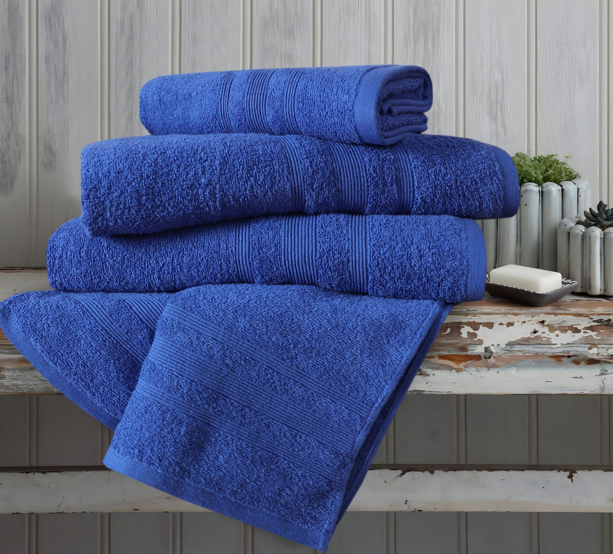 Premium 100% Cotton Towel Set – Pack of 10
