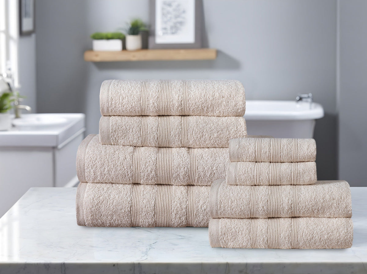 Premium 100% Cotton Towel Set – Pack of 10