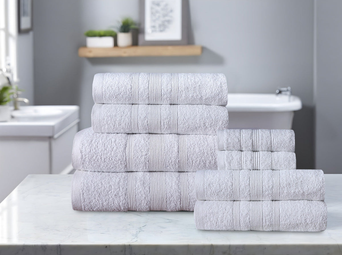 Premium 100% Cotton Towel Set – Pack of 10