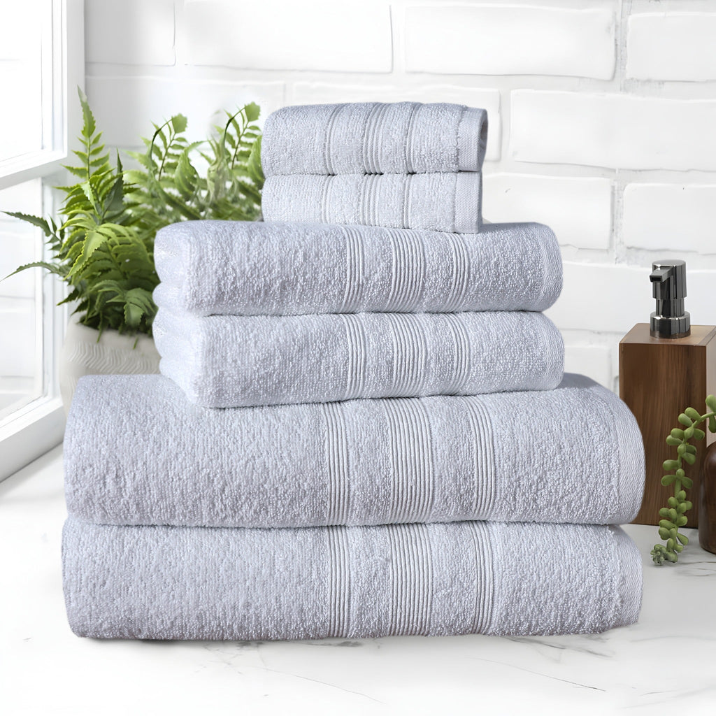 Premium 100% Cotton Towel Set – Pack of 10