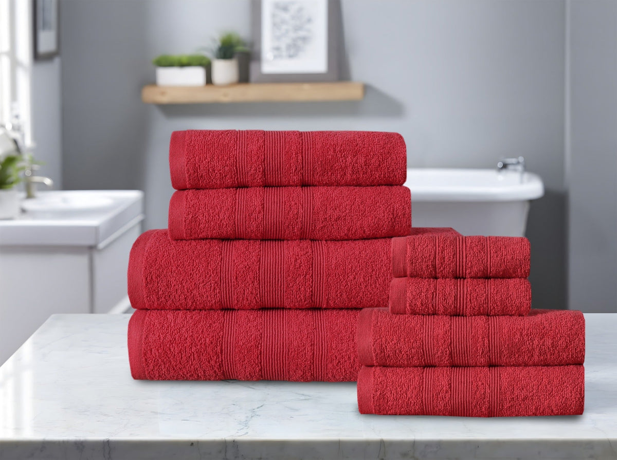 Premium 100% Cotton Towel Set – Pack of 10