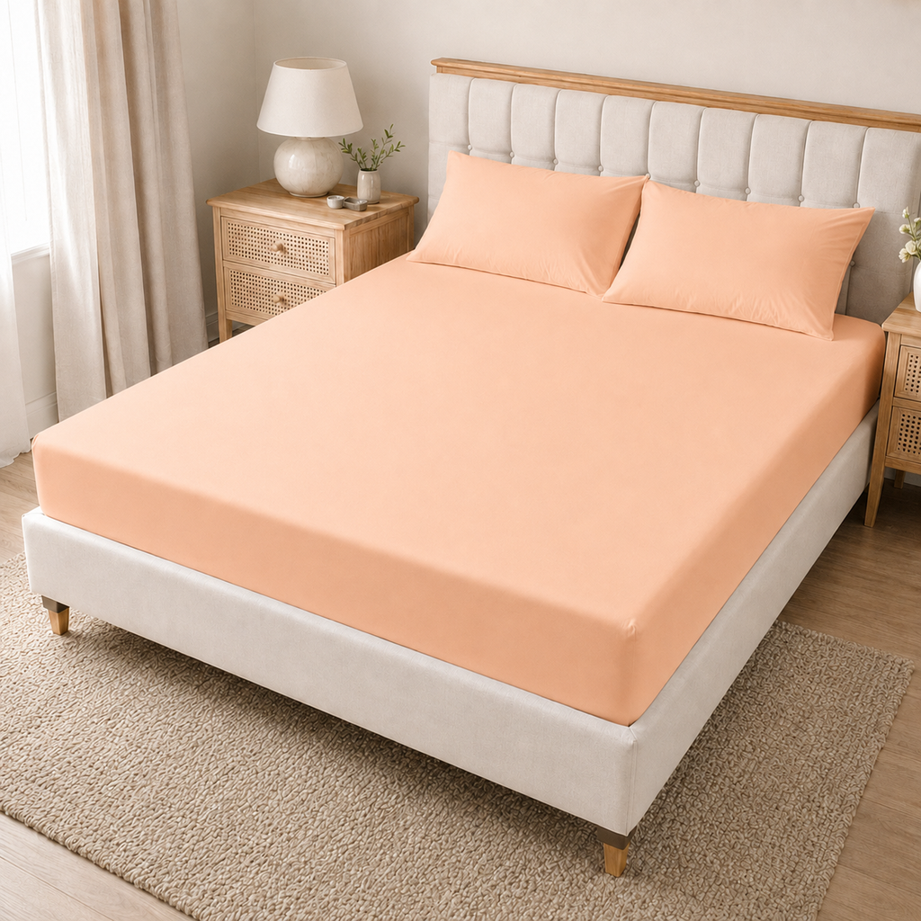 25cm Deep Polycotton Fitted Sheet