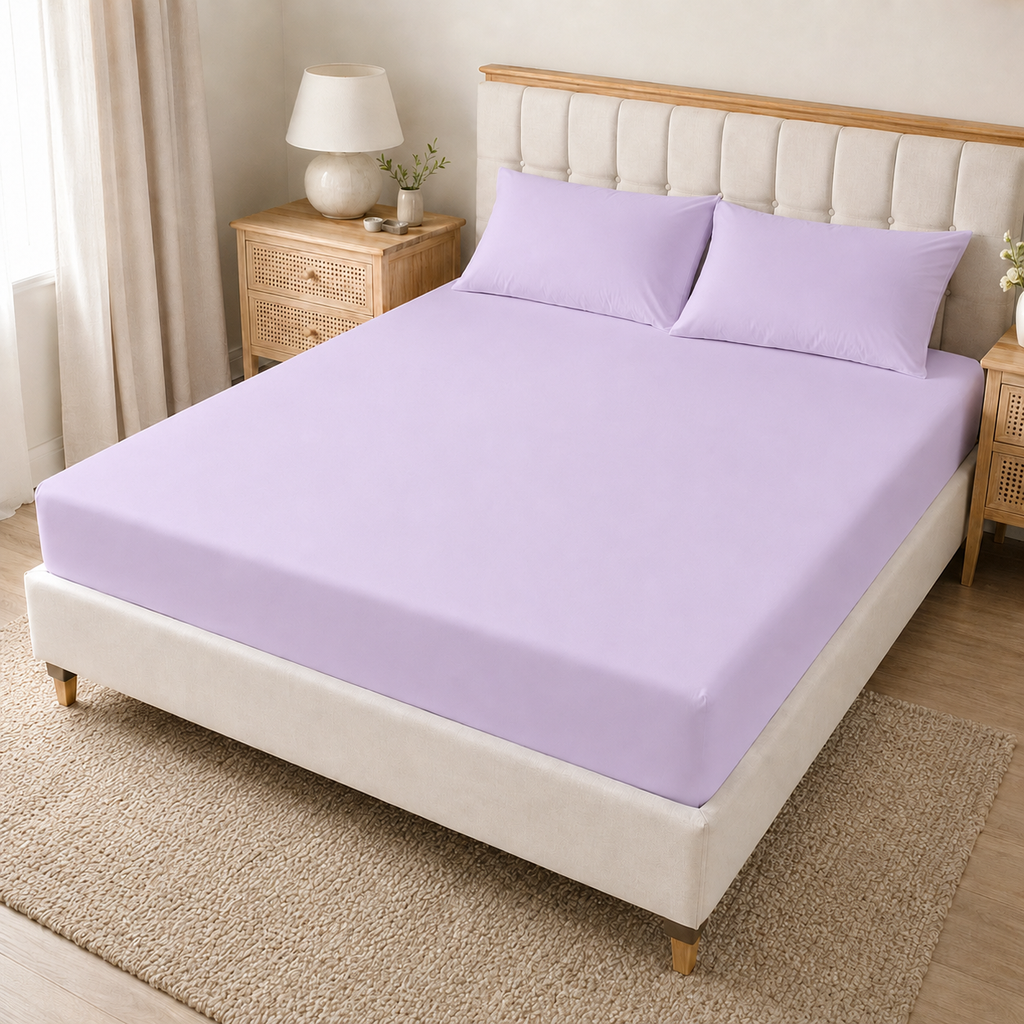 25cm Deep Polycotton Fitted Sheet