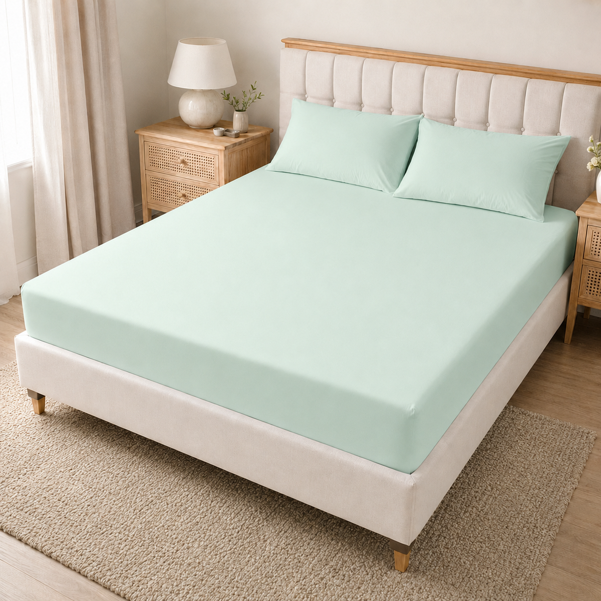 25cm Deep Polycotton Fitted Sheet