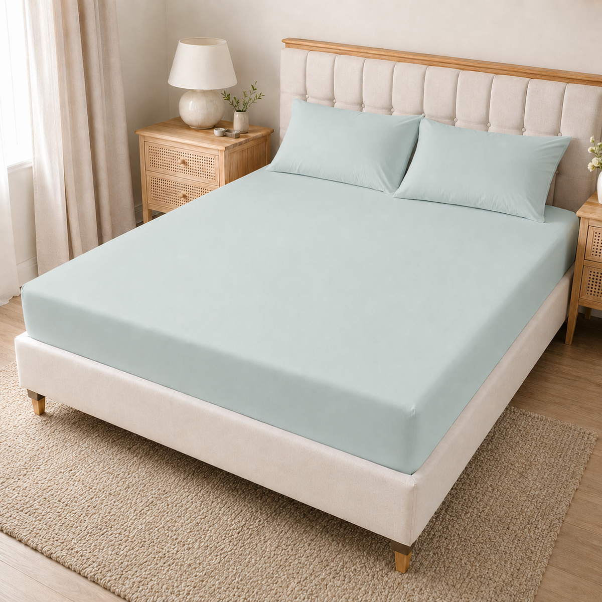 25cm Deep Polycotton Fitted Sheet