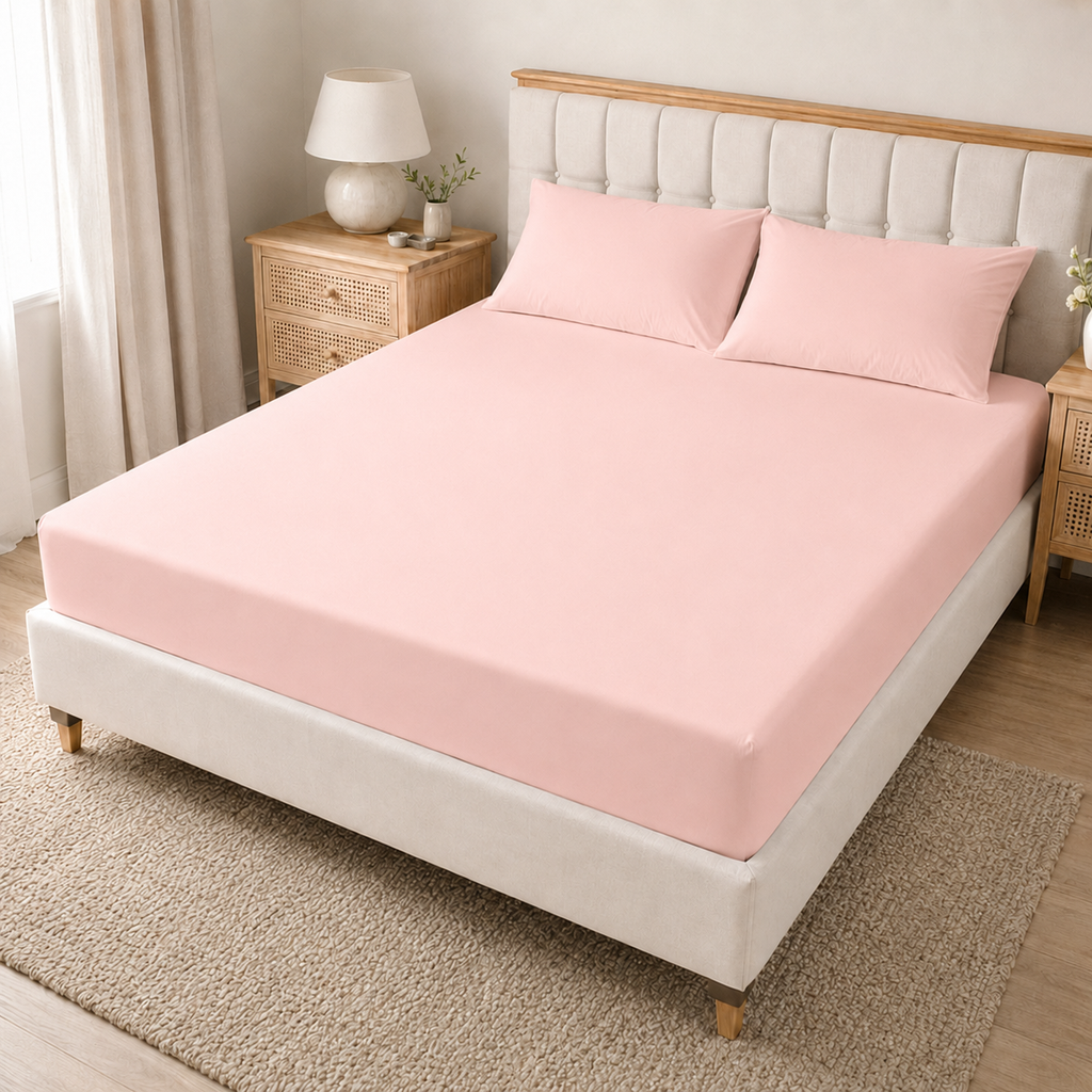 40cm Extra Deep Polycotton Fitted Sheet