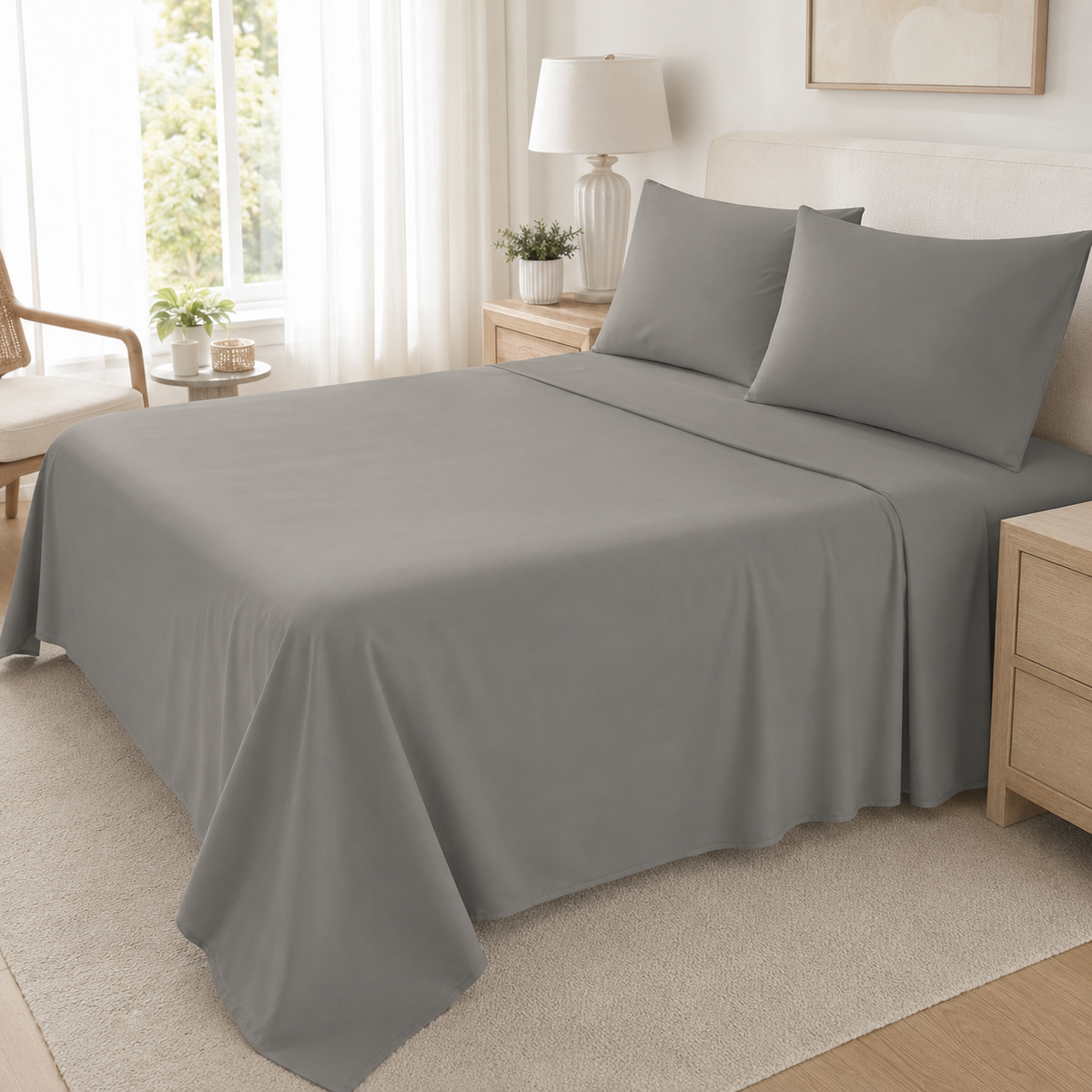 Polycotton Flat Sheet – 22 Colours