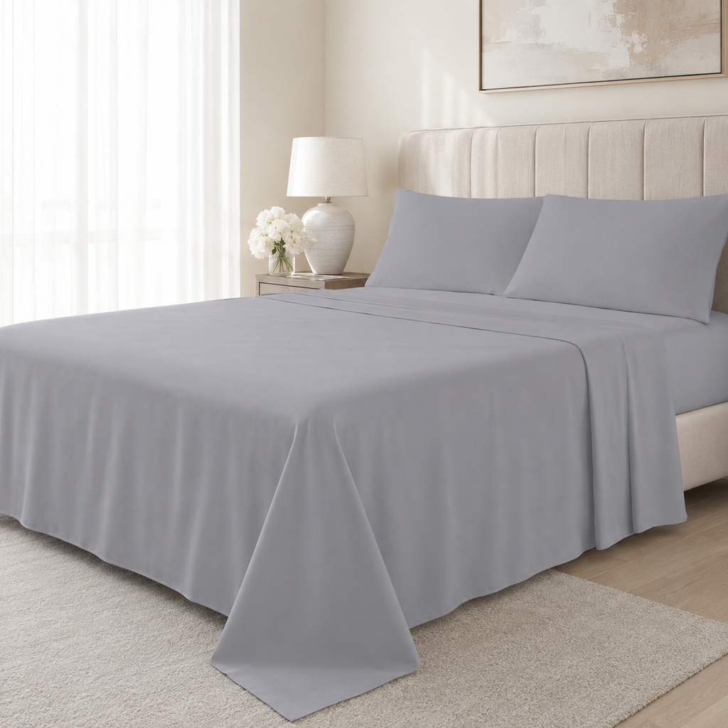 Polycotton Flat Sheet – 22 Colours