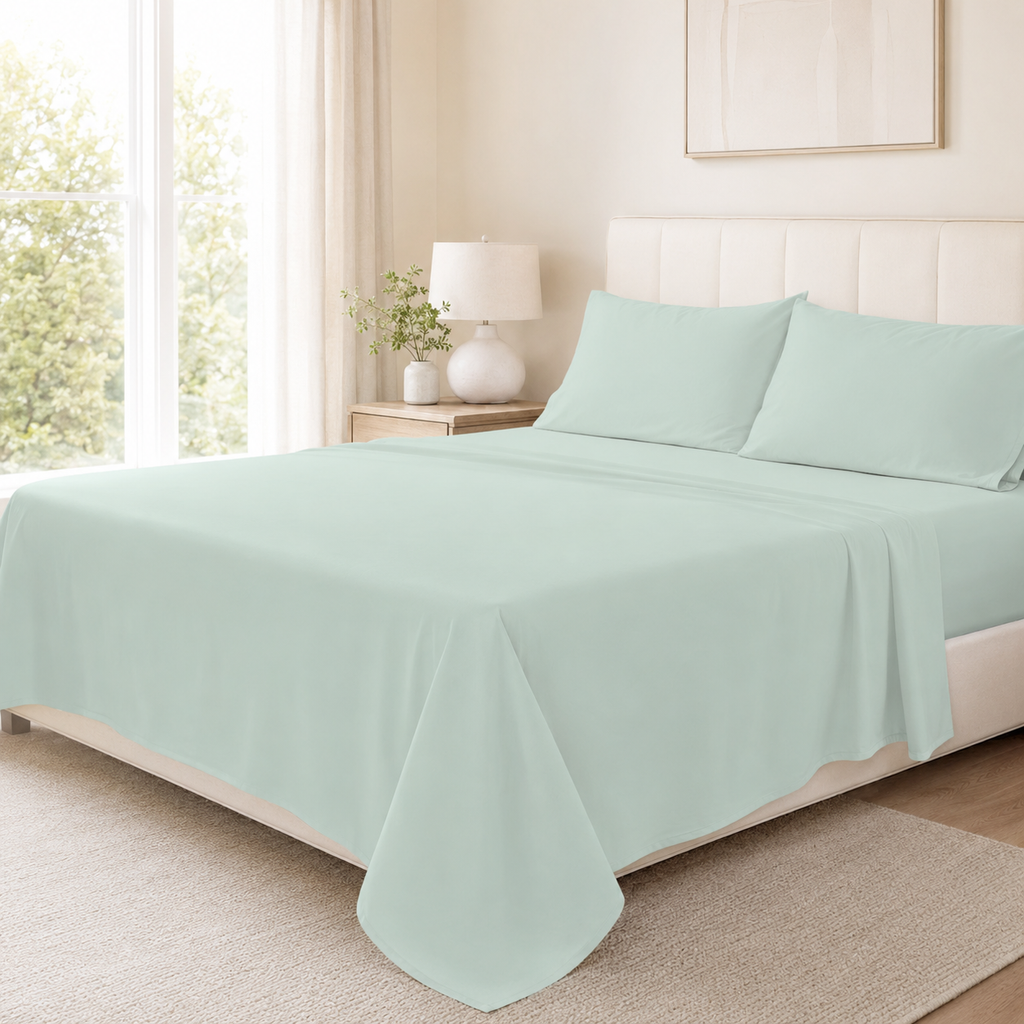 Polycotton Flat Sheet – 22 Colours