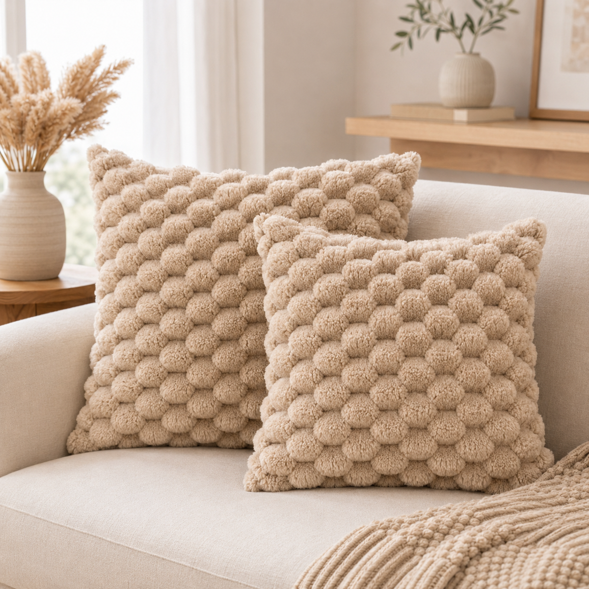 Honeycomb Decorative Cushion