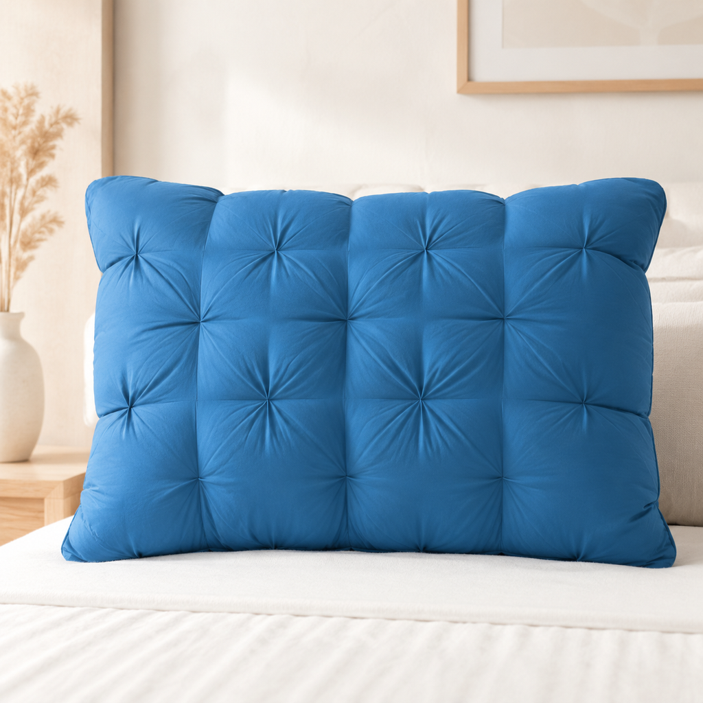 Soft Tufted Decorative Bed Pillow