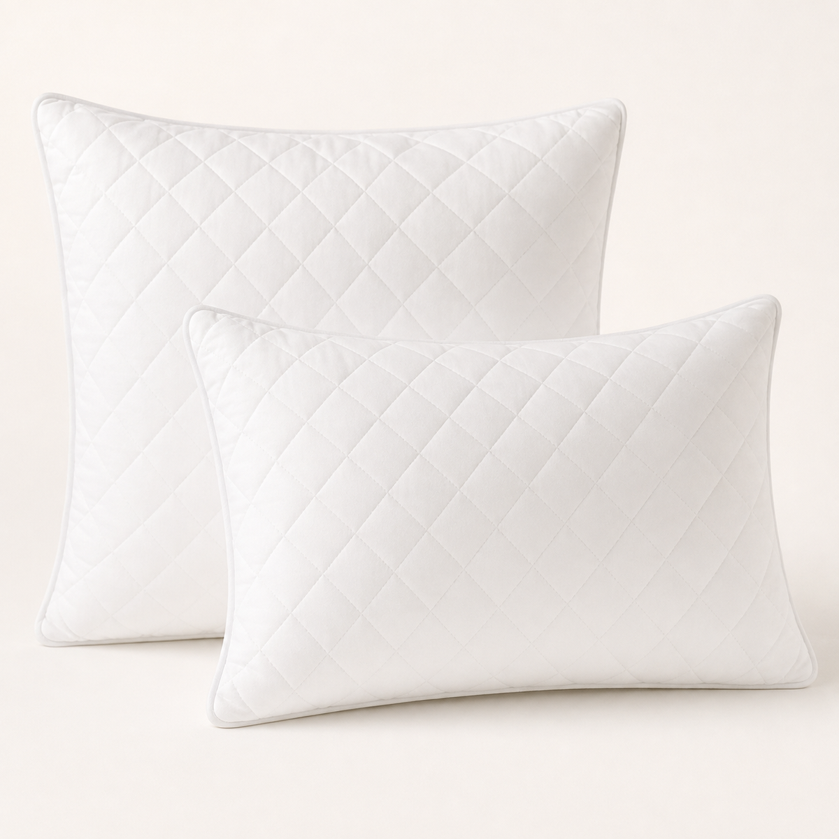 Set of 2 Quilted Pillows