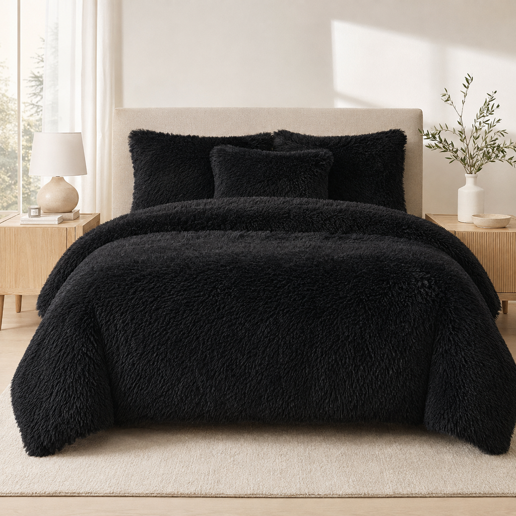 Alaska Long Fur Fleece Duvet Cover