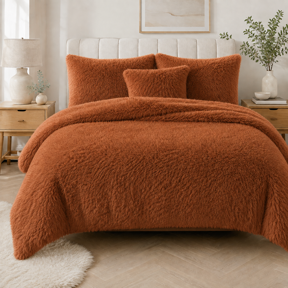 Alaska Long Fur Fleece Duvet Cover