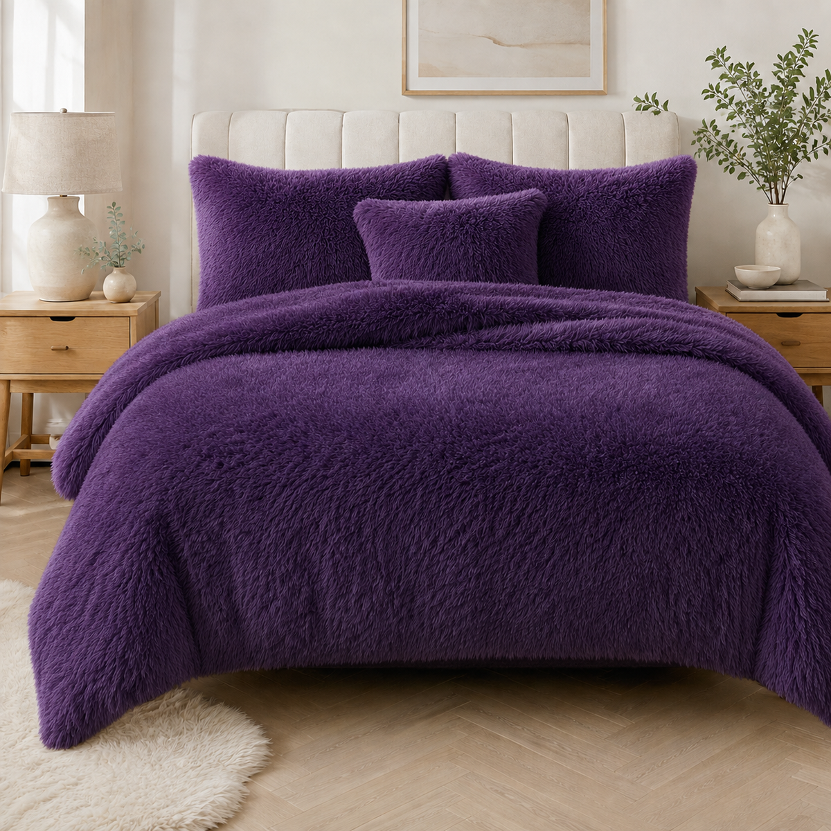 Alaska Long Fur Fleece Duvet Cover