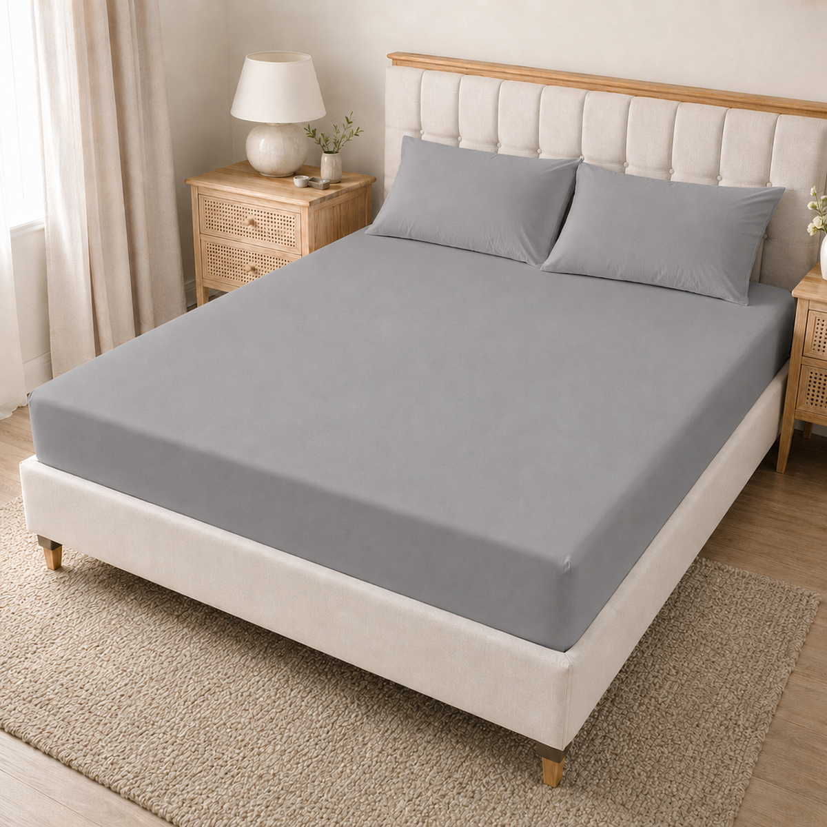 40cm Extra Deep Microfiber Fitted Sheet