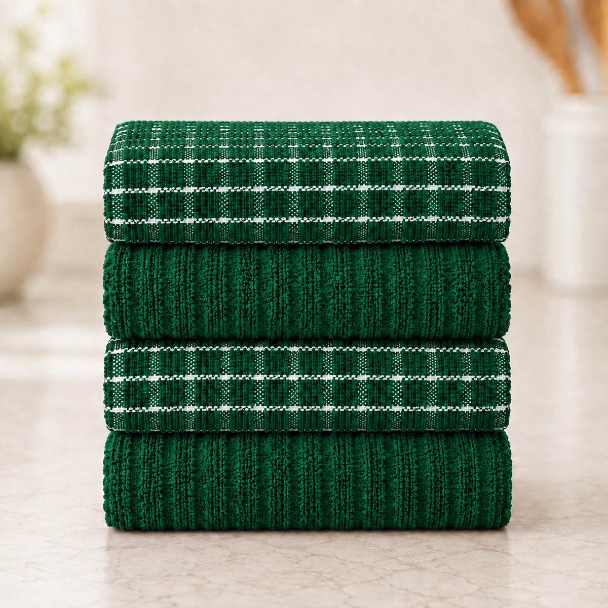 ELAFY Everyday Terry Tea Towels – Pack of 8